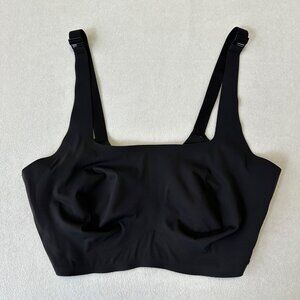 Skims Naked Scoop Bralette Bra Wireless Size 3X Black No Pads